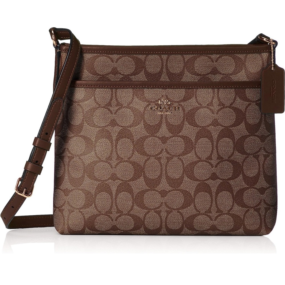 Coach Crossbody Bag in Brown Monogram